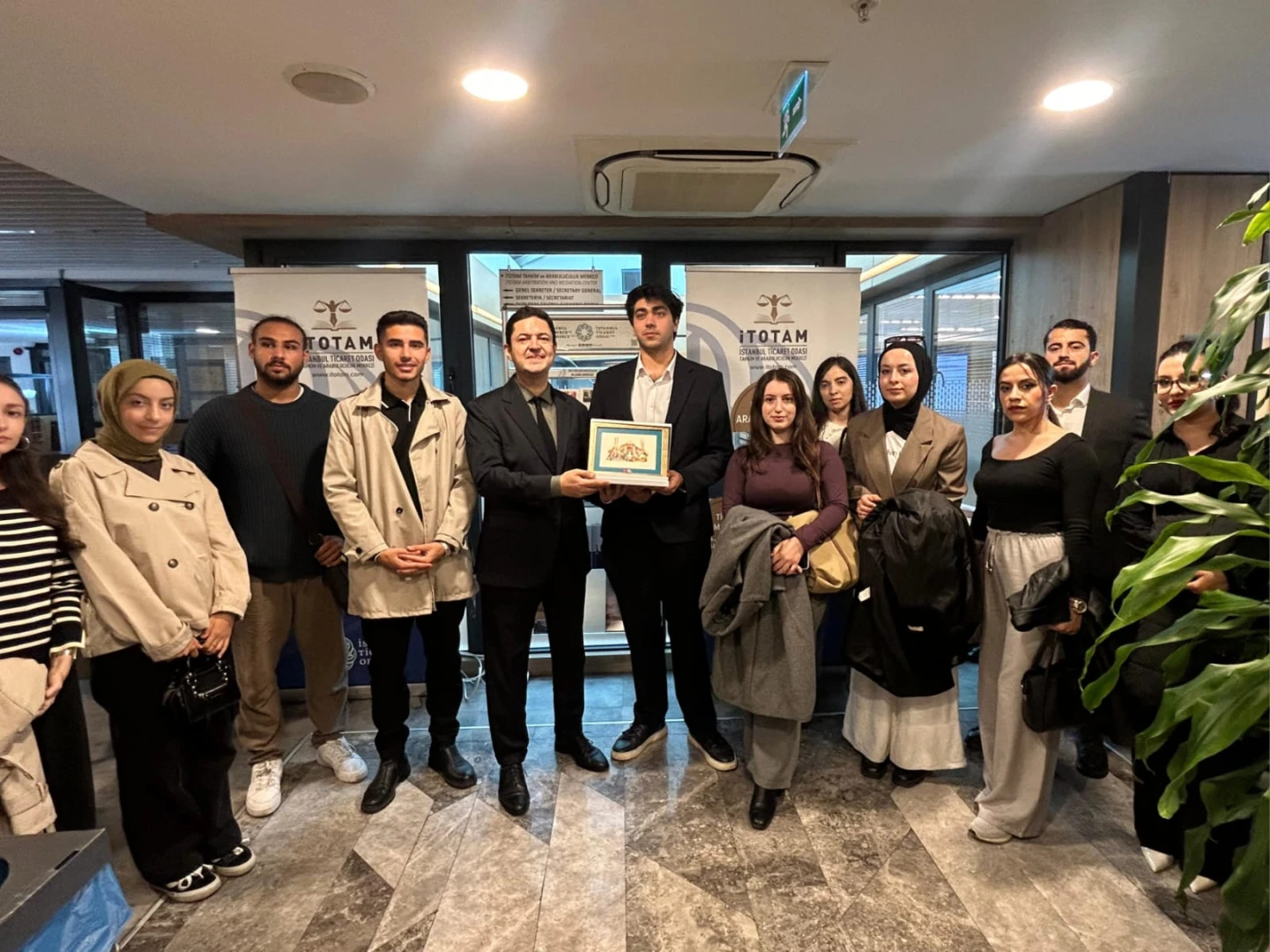 Fatih Sultan Mehmet Vakıf Üniversitesi Hukuk ve Ekonomi Kulübü’nün İTOTAM'ı Ziyareti